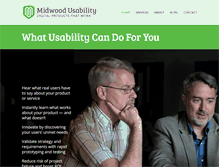 Tablet Screenshot of midwoodusability.com